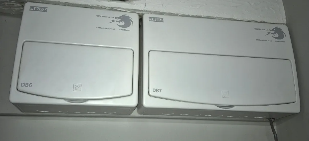 Consumer unit wiring detail